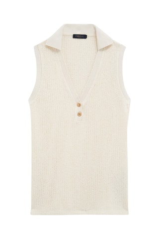 Top Tricot - Ecru