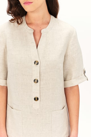 Rechte Jurk Roude - Beige