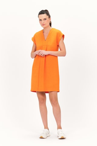 Rechte Jurk Mirabelle - Oranje