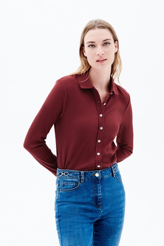 Blouse Thuya - Bordeauxrood