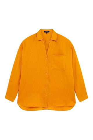 Oversized Linnen Blouse Sandy - Camel