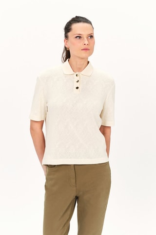 Polo Tcrochet - Ecru