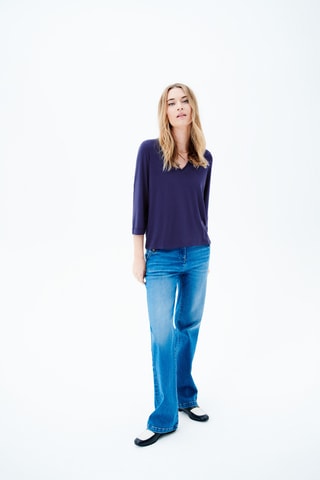 T-shirt Tbasic - Marineblauw