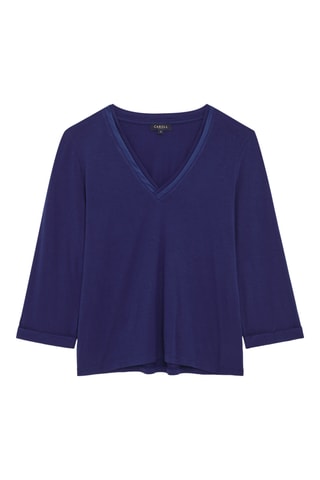 T-shirt Tbasic - Marineblauw
