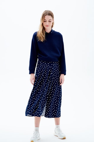 Lange Rok Jaya - Marineblauw