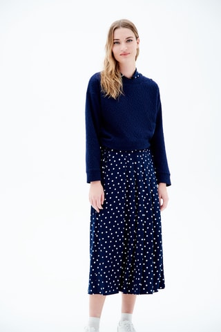 Lange Rok Jaya - Marineblauw