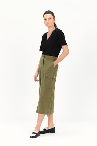 Rechte Rok Joleen - Groen