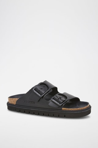 Mules em couro - Preto