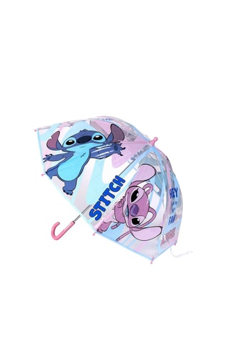 Parapluie canne Stitch et Angel Lilo et Stitch Disney - Bleu et rose