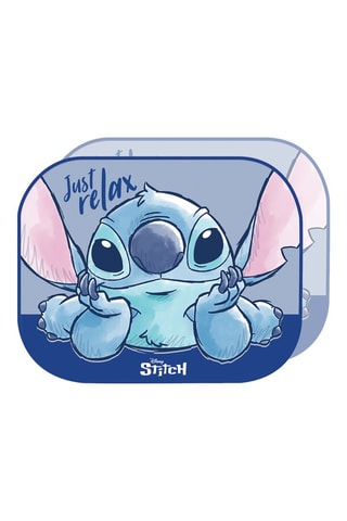 2 rideaux pare-soleil  Stitch Lilo et Stitch Disney - 44 x 35 cm