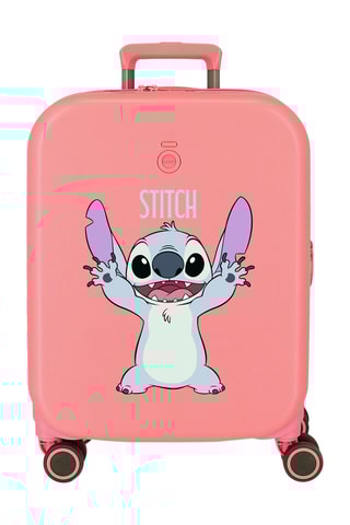 Valise cabine Stitch Lilo et Stitch Disney - Corail - 55 cm