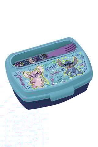 Boite à lunch et gourde isotherme Stitch et Angel Lilo et Stitch Disney - Bleu clair