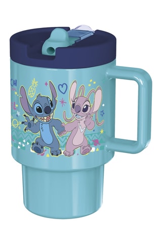 Boîte à lunch et mug de voyage Angel et Stitch Lilo et Stitch Disney - Bleu