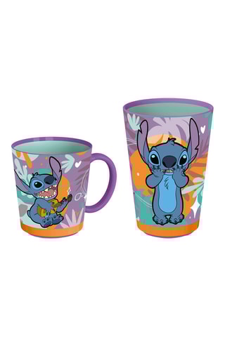 Mug et verre Stitch Lilo et Stitch Disney - Bleu clair