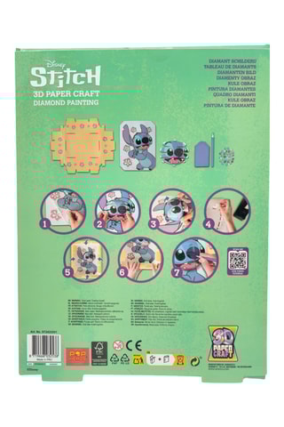 Tableau de diamants stickers 3D Stitch Lilo et Stitch Disney - Dès 4 ans