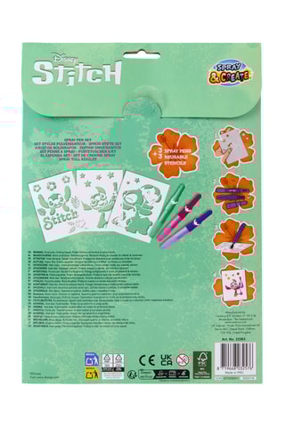 3 stylos pulvérisateurs Stitch Lilo et Stitch Disney - Dès 4 ans
