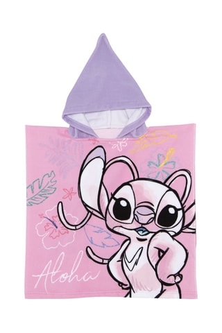 Poncho à capuche Angel Lilo et Stitch Disney - Lilas