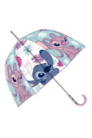 Parapluie cloche Angel et Stitch Lilo et Stitch Disney - Rose et bleu clair