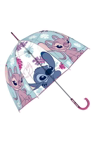 Parapluie cloche Angel et Stitch Lilo et Stitch Disney - Rose et bleu clair