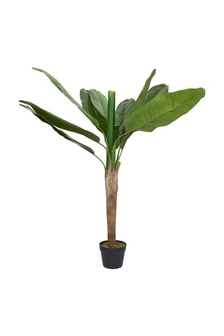 Bananeira artificial em vaso - 120 cm - Verde