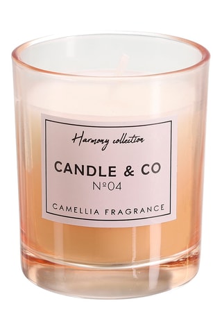 4 velas perfumadas - Têxtil fresco, camélia, orquídea e âmbar