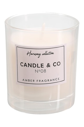 4 velas perfumadas - Têxtil fresco, camélia, orquídea e âmbar