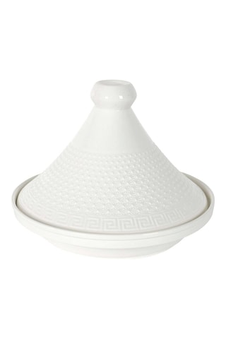 Tajine de cerâmica e porcelana - 32 x 3 x 18 cm