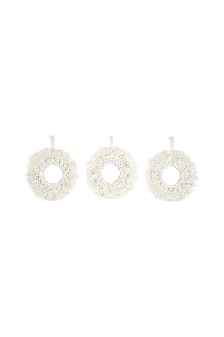 3 espelhos Boho 28 cm