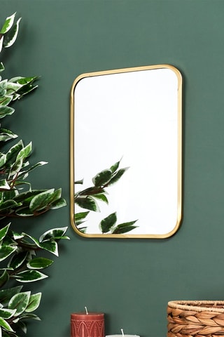 Espelho 34 cm - Dourado