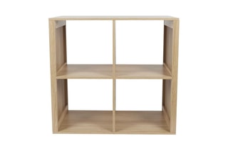 Arrumação modulável 4 compartimentos Klaus - 70 x 66 x 32 cm