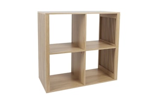 Arrumação modulável 4 compartimentos Klaus - 70 x 66 x 32 cm