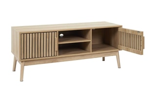 Móvel TV 2 portas em madeira - 117 x 48 x 40 cm