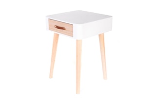 Mesa de cabeceira 1 gaveta - 35 x 35 x 48 cm