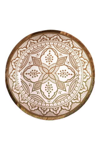 Saladeira em madeira de mangueira Dune - 28 cm