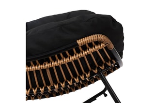 Cadeirão de baloiço Tulum Preto