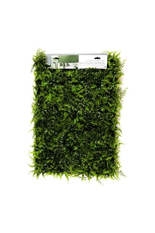 Parede vegetal artificial Verde - 60 x 40 x 10 cm
