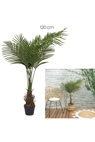 Palmeira artificial em vaso - 120 cm - Verde