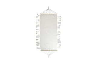 Cama de rede com franjas em madeira de álamo Terre inconnue - 285 x 90 cm