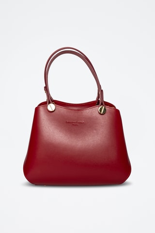 Leren Handtas Esmée - Bordeauxrood - Bordeauxrood
