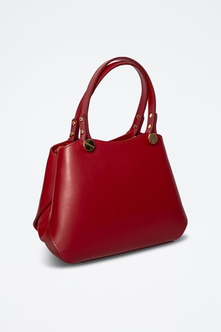 Leren Handtas Esmée - Bordeauxrood - Bordeauxrood