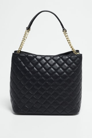 Leren Shopper Gabriel Zwart - Zwart
