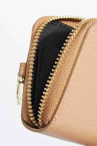 Leren Portemonnee Reya - Beige