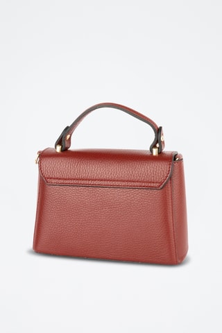 Leren Handtas Mathilde  - Bordeauxrood