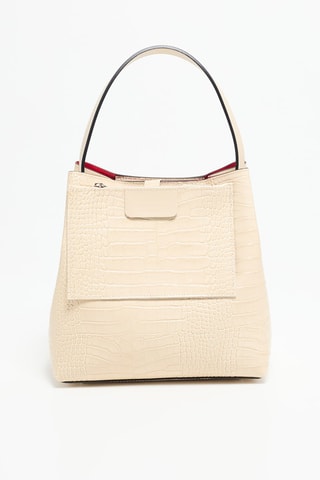 Leren Handtas Lola - Beige