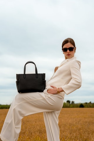 Leren Handtas Maeve - Zwart