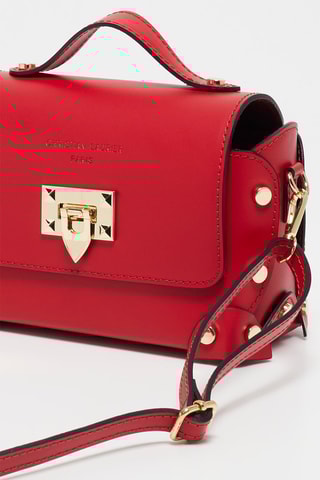Leren Schoudertas Mila - Rood
