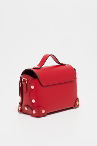 Leren Schoudertas Mila - Rood