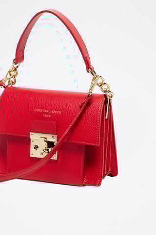Leren Schoudertas Adriana - Rood