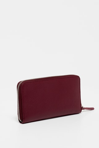 Leren Portefeuille Mony - Bordeauxrood