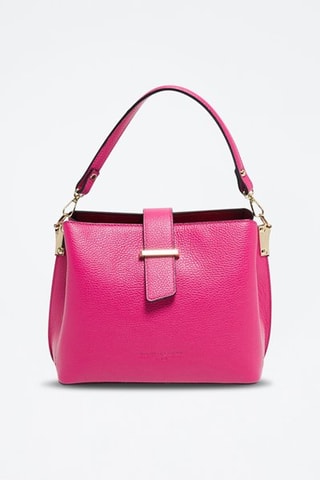 Leren Handtas Lessie  - Fuchsia